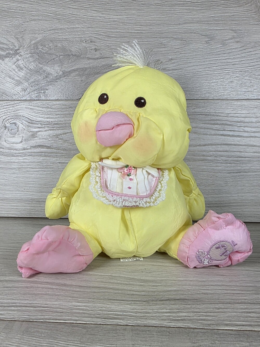 Fisher-Price 8010 Plush Duck Doll 12" Korea Fisher-Price Vintage Puffalump SU8